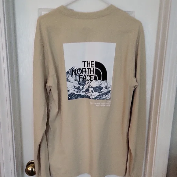 The North Face Men's Tan Long Sleeve Shirt - Picture 5 of 5